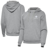 New Orleans Saints Antigua Women's Victory Pullover Hoodie - Heather Gray online