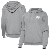 Tampa Bay Buccaneers Antigua Women's Victory Pullover Hoodie - Heather Gray outlet