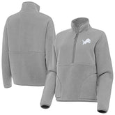 Detroit Lions Antigua Women's Figure Half-Zip Sweatshirt - Gray discount