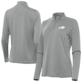 Buffalo Bills Antigua Women's Reprocess Quarter-Zip Top - Gray for sale