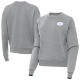 San Francisco 49ers Antigua Women's Victory Crew Pullover Sweatshirt - Heather Gray online
