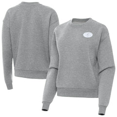San Francisco 49ers Antigua Women's Victory Crew Pullover Sweatshirt - Heather Gray online