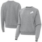 Detroit Lions Antigua Women's Victory Crew Pullover Sweatshirt - Heather Gray outlet