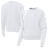 Kansas City Chiefs Antigua Women's Victory Crew Pullover Sweatshirt - White outlet