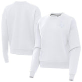 Minnesota Vikings Antigua Women's Victory Crew Pullover Sweatshirt - White online