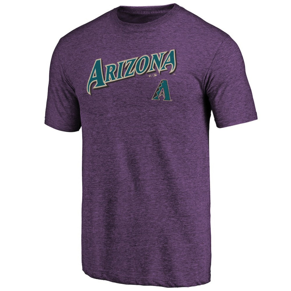 Arizona Diamondbacks Purple Cooperstown Series Sweep Tri-Blend T-Shirt