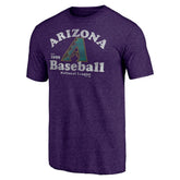 Arizona Diamondbacks Purple Cooperstown Collection Our Game Tri-Blend T-Shirt