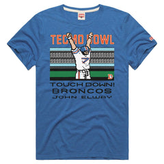 John Elway Denver Broncos Homage Unisex Tecmo Bowl Retired Player Graphic Tri-Blend T-Shirt - Royal discount
