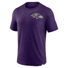 Baltimore Ravens Purple Oval Bubble Tri-Blend T-Shirt outlet