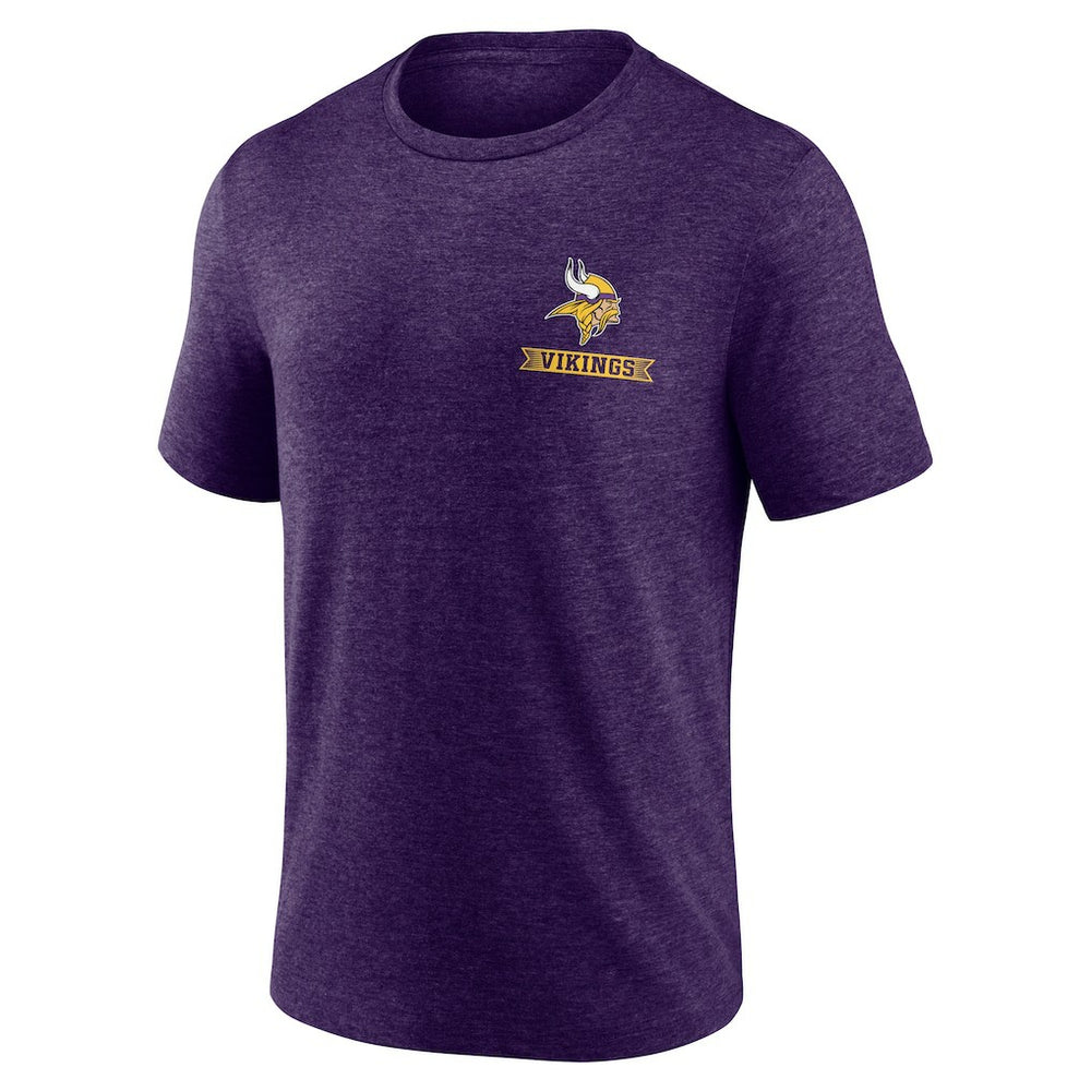 Minnesota Vikings Purple Diamond Scroll Tri-Blend T-Shirt discount