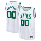 Boston Celtics Fast Break Custom Jersey - Association Edition - White | Fanatics for sale