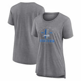 Detroit Lions Women's Vintage Graphic Tri-Blend Scoop Neck T-Shirt - Gray | Nike on sale