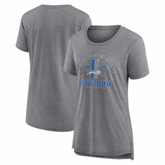 Detroit Lions Women's Vintage Graphic Tri-Blend Scoop Neck T-Shirt - Gray | Nike on sale