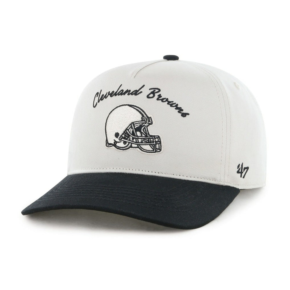 Cleveland Browns '47 Safe Bet Stable Hitch Adjustable Hat - Cream/Black sale