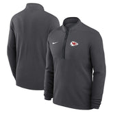 Kansas City Chiefs Lightweight Victory Dri-FIT Half-Zip Pullover - Anthracite | Nike on sale