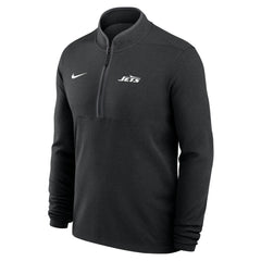 New York Jets Lightweight Victory Dri-FIT Half-Zip Pullover - Black | Nike for sale
