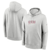 San Francisco 49ers Edge Pack French Terry Club Pullover Hoodie - Gray | Nike cheap