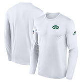 New York Jets Legend Small Logo Dri-FIT Long Sleeve T-Shirt - White | Nike on sale