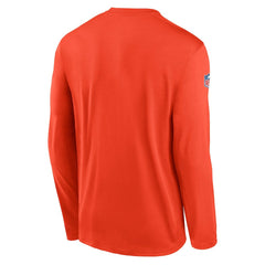 Cleveland Browns Legend Small Logo Dri-FIT Long Sleeve T-Shirt - Orange | Nike discount