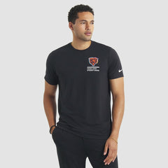 Chicago Bears 2025 NFL Crucial Catch Tri-Blend Dri-FIT T-Shirt - Black | Nike sale
