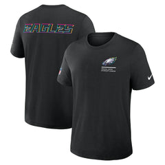 Philadelphia Eagles 2025 NFL Crucial Catch Tri-Blend Dri-FIT T-Shirt - Black | Nike for sale