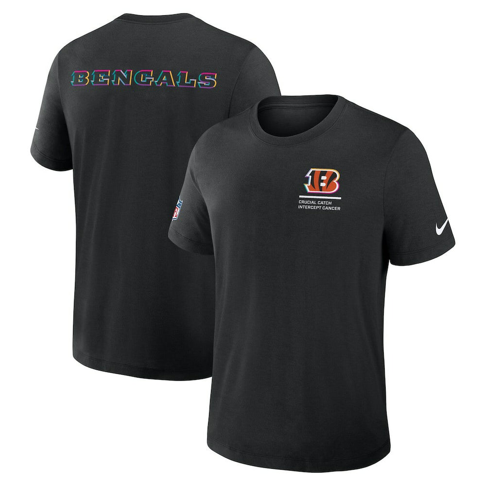 Cincinnati Bengals 2025 NFL Crucial Catch Tri-Blend Dri-FIT T-Shirt - Black | Nike discount