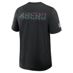 San Francisco 49ers 2025 NFL Crucial Catch Tri-Blend Dri-FIT T-Shirt - Black | Nike cheap