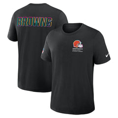 Cleveland Browns 2025 NFL Crucial Catch Tri-Blend Dri-FIT T-Shirt - Black | Nike cheap