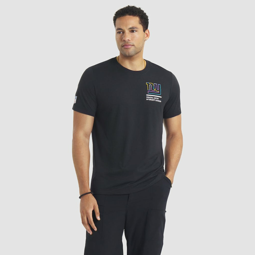New York Giants 2025 NFL Crucial Catch Tri-Blend Dri-FIT T-Shirt - Black | Nike online