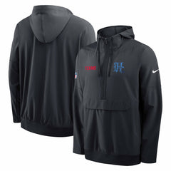 Houston Texans Sideline Alt Pack Anorak Half-Zip Hoodie Jacket - Navy | Nike on sale