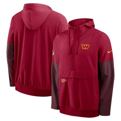 Washington Commanders Sideline Anorak Half-Zip Hoodie Jacket - Burgundy | Nike sale