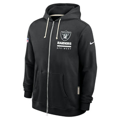 Las Vegas Raiders Sideline Standard Issue Utility Player Dri-FIT Full-Zip Hoodie - Black | Nike outlet