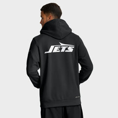 New York Jets Sideline Standard Issue Utility Player Dri-FIT Full-Zip Hoodie - Black | Nike for sale