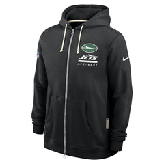 New York Jets Sideline Standard Issue Utility Player Dri-FIT Full-Zip Hoodie - Black | Nike for sale