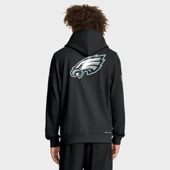 Philadelphia Eagles Sideline Standard Issue Utility Player Dri-FIT Full-Zip Hoodie - Black | Nike outlet