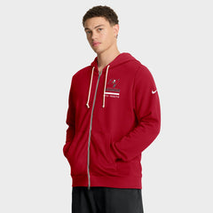 Tampa Bay Buccaneers Sideline Standard Issue Utility Player Dri-FIT Full-Zip Hoodie - Red | Nike discount