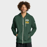 Green Bay Packers Sideline Standard Issue Utility Player Dri-FIT Full-Zip Hoodie - Green | Nike for sale