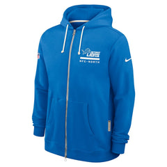 Detroit Lions Sideline Standard Issue Utility Player Dri-FIT Full-Zip Hoodie - Blue | Nike for sale