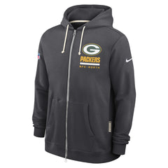 Green Bay Packers Sideline Standard Issue Utility Player Dri-FIT Full-Zip Hoodie - Anthracite | Nike sale