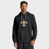 New Orleans Saints Sideline Standard Issue Initial Home Dri-FIT Hoodie - Black | Nike cheap