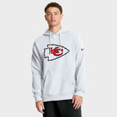 Kansas City Chiefs Sideline Standard Issue Initial Home Dri-FIT Hoodie - White | Nike discount