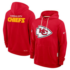 Kansas City Chiefs Sideline Standard Issue Initial Home Dri-FIT Hoodie - Red | Nike online