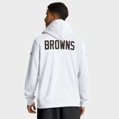 Cleveland Browns Sideline Standard Issue Alt 2 Dri-FIT Hoodie - White | Nike online