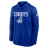 Dallas Cowboys Sideline Alt Pack Dri-FIT Lightweight Hooded Top - Royal | Nike sale