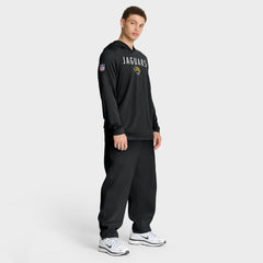 Jacksonville Jaguars Sideline Pass Accuracy Dri-FIT Long Sleeve Hoodie T-Shirt - Black | Nike sale