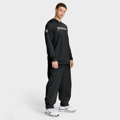 Baltimore Ravens Sideline Pure Fury Performance Long Sleeve Hoodie T-Shirt - Black | Nike online
