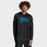 Carolina Panthers Sideline Pure Fury Performance Long Sleeve Hoodie T-Shirt - Black | Nike for sale