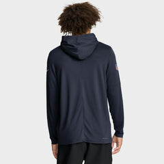 Chicago Bears Sideline Pure Fury Performance Long Sleeve Hoodie T-Shirt - Navy | Nike online