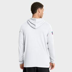 Green Bay Packers Sideline Pure Fury Performance Long Sleeve Hoodie T-Shirt - White | Nike online