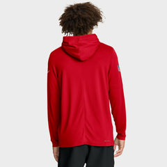 Kansas City Chiefs Sideline Pure Fury Performance Long Sleeve Hoodie T-Shirt - Red | Nike for sale